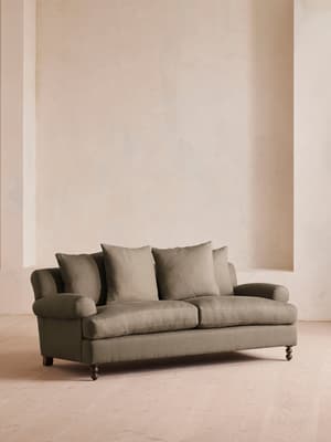 Audrey Two Seater - Sofa - Linen - Mushroom - Listing Image