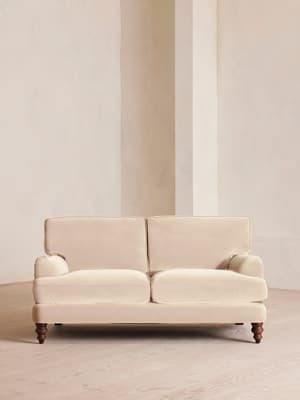 Arundel Two Seater Sofa - Velvet - Porcelain - Listing Image