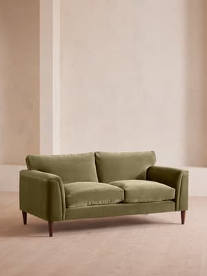 Reya Two Seater Sofa - Velvet - Lichen - Listing Image