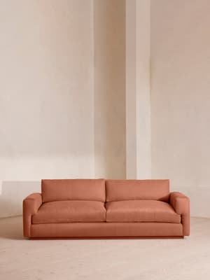 Mossley Three Seater Sofa - Linen - Antique Rose - US - Listing Image
