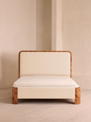 Tremont Bed - King - Linen - Bisque - Hover Image
