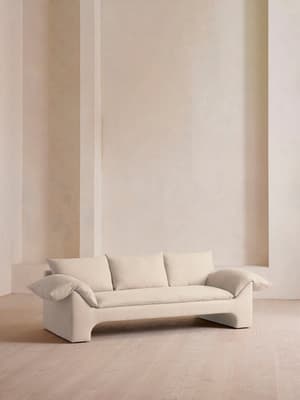 Wyatt Three Seater Sofa - Linen - Bisque - US - Listing Image