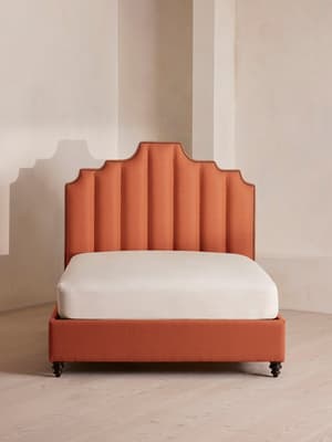 Gerrard Bed - Full - Linen - Antique Rose - US - Hover Image