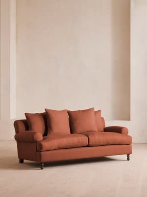 Audrey Two Seater - Sofa - Linen - Antique Rose - US - Listing Image