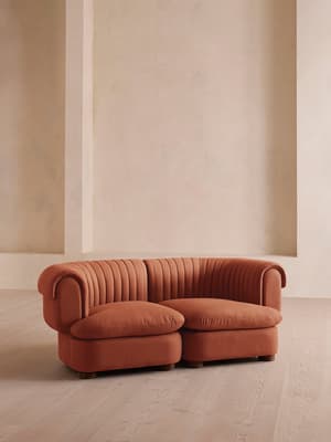 Rava Modular Sofa - Three Seater - Linen - Antique Rose - Listing Image