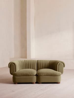 Rava Sectional Sofa - Three Seater - Velvet - Lichen - US - Hover Image