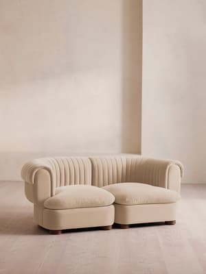 Rava Modular Sofa - Three Seater - Velvet - Porcelain - Listing Image