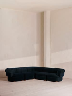 Rava Modular Sofa - Corner Sofa - Velvet - Royal Blue - Listing Image
