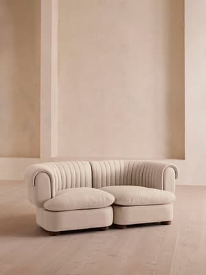 Rava Three Seater Sofa - Linen - Bisque - US - Listing Image