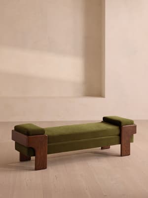 Marcia Bench - Olive Velvet - Listing Image