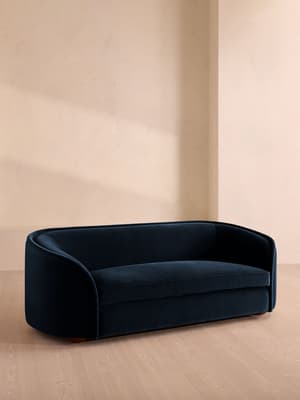 Conall Three Seater Sofa - Velvet - Royal Blue - Listing Image