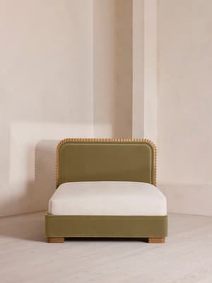 Angus Bed - King - Velvet - Lichen - US - Hover Image