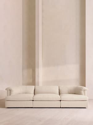 Oona Modular Sofa - Four Seater - Linen - Bisque - UK - Hover Image