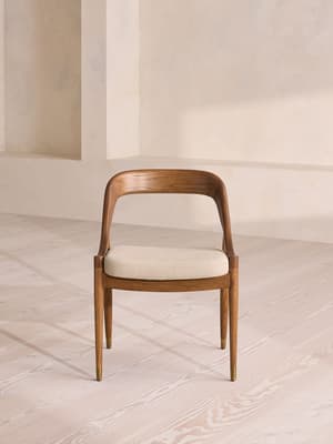 Warren Dining Chair - Slubby Linen - US - Hover Image
