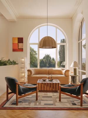 Elias Floor Lamp - White - Hover Image