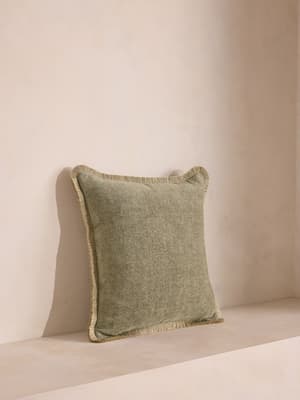 Orlaine Square Cushion - Sage - Hover Image
