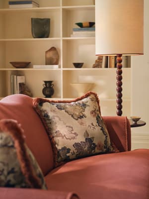 Skylar Square Cushion - Cream - Listing Image