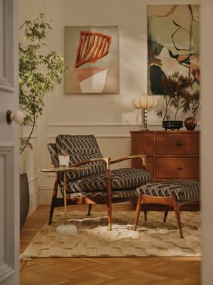Theodore Armchair - Vende Jacquard - Olive - UK - Listing Image