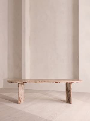 Rosaline Dining Table - Rosso Orobico - Hover Image