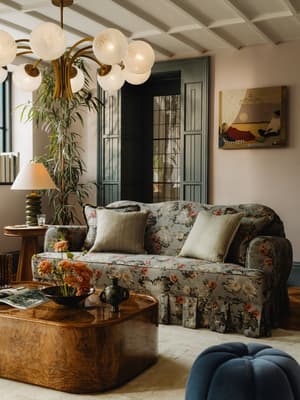 Madelyn Three Seater Sofa - Skylar Print - UK - Listing Image