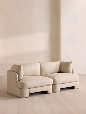 Odell Modular Sofa - Three Seater - Textured Linen - Hover Image