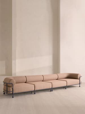 Gaspard 5-Seater Outdoor Sofa - Pierre Frey - Cassis - Hover Image