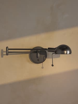 Reade Wall Light - Blackened Nickel - Hover Image
