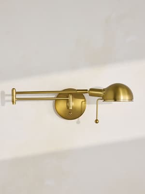 Reade Wall Light - Antique Brass - Hover Image