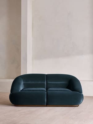 Edison Modular Sofa - Three Seater - Velvet - Royal Blue US - Listing Image