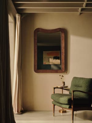 Matilda Wall Mirror - Oak Burl - Listing Image