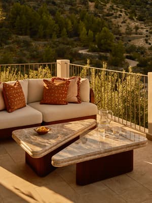 Odell Outdoor Four Seater Sofa - Off White - UK - Listing Image