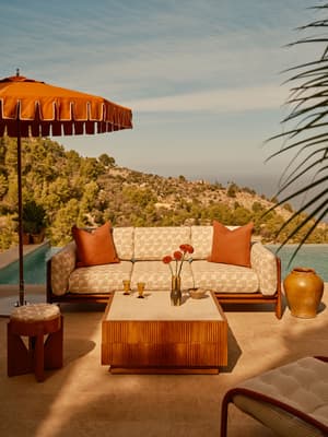 Marcia Outdoor Sofa - Three Seater Sofa - Geometric - Natural - US - Listing Image