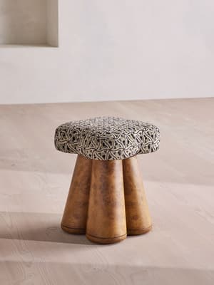 Albany Footstool - Murphy Jacquard - UK - Hover Image