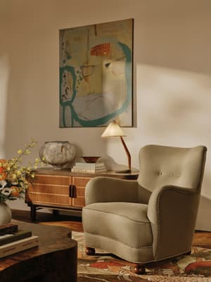 Pippa Armchair - Linen - Wheat - UK - Listing Image