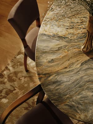 Murcell Oval Dining Table - Blue Quartzite - Listing Image