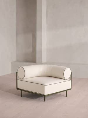 Gaspard Outdoor Sofa - Corner Module - Off White - UK - Listing Image