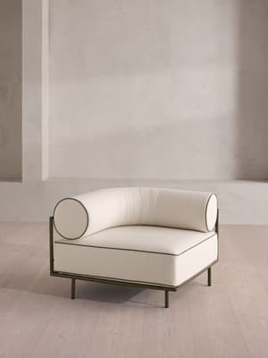 Gaspard Outdoor Sofa - Corner Module - Off White - UK - Hover Image