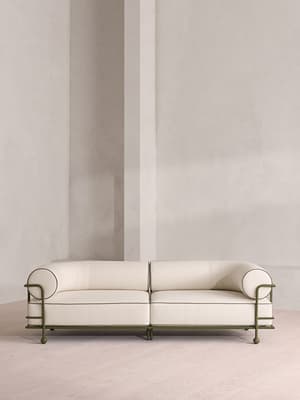 Gaspard Outdoor Sofa - Three Seater - Off White - US - Hover Image