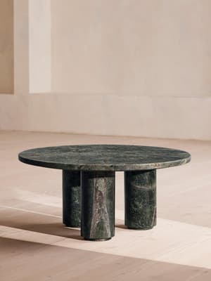 Tisbury Coffee Table - Jurassic Green Marble - Hover Image