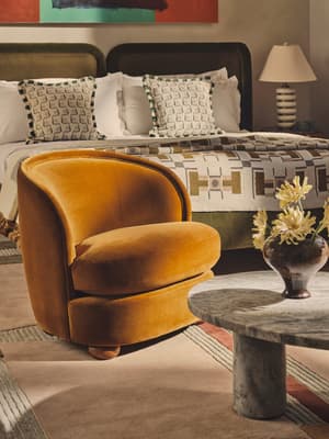 Blair Tub Armchair - Velvet - Mustard - US - Listing Image