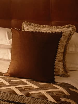 Florence Square Cushion - Bordeaux - Listing Image