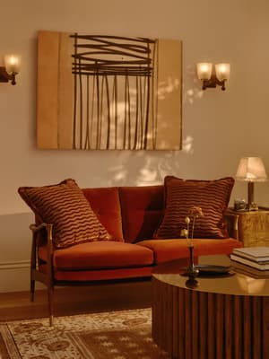 Teuser Square Cushion - Rust - Hover Image