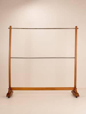 Vintage Clothes Stand - Beech and Nickel - France - Listing Image