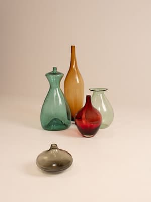 Vintage Glass Vessels Collection - Hover Image