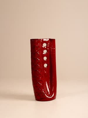 Vintage Red Vase - France - Hover Image