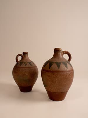 Vintage Painted Jar Set - France - Listing Image