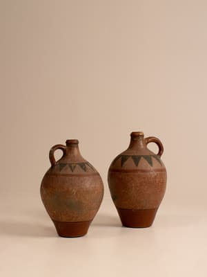 Vintage Painted Jar Set - France - Hover Image