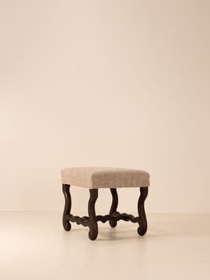 Vintage Stool - Ebonised Wood - England - Listing Image