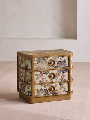 Cora Bedside Table - Skylar Print - Hover Image