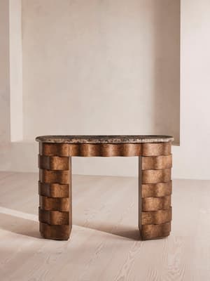 Locanda Console - Dark Emperador Marble - Hover Image